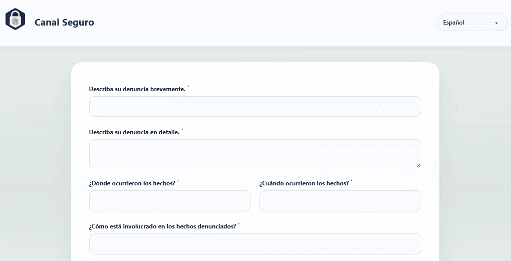 Demostración del sistema interno de información